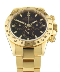 Marvellous Copy Rolex Daytona 116528 Automatic Movement 40mm Yellow Gold Case Watch
