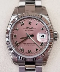 Stylish Replica Rolex Lady-datejust 179179 Caliber 2235 Automatic Movement 26mm White Gold Case Womens Watch