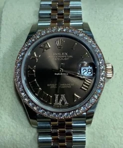 Perfect Replica Rolex Lady-datejust 278381rbr Caliber 2236 Automatic Movement 31mm Gold/steel Case Womens Watch