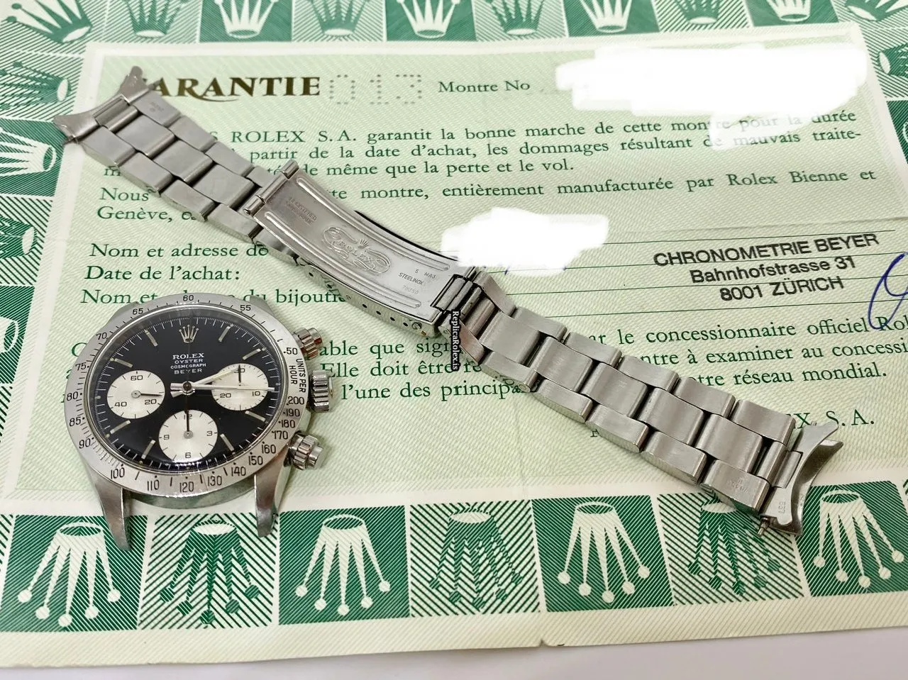 Stylish Replica Rolex Daytona 6265 Caliber 727 Manual Winding Movement 37mm Steel Case Mens/unisex Watch - Image 5