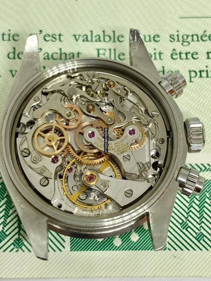 Stylish Replica Rolex Daytona 6265 Caliber 727 Manual Winding Movement 37mm Steel Case Mens/unisex Watch - Image 8