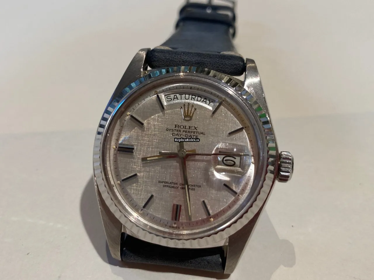 Excellent Replica Rolex Day-date 36 1803 Caliber 1556 Automatic Movement 36mm White Gold Case Mens/unisex Watch