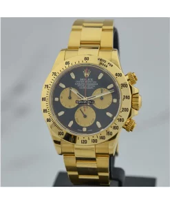 Fantastic Replica Rolex Daytona 116528 Caliber 4130 Automatic Movement 40mm Yellow Gold Case Mens/unisex Watch