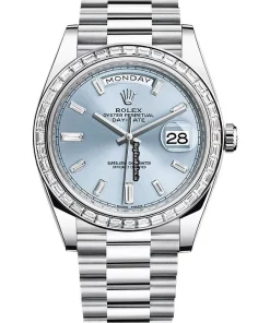 Swiss Replica Rolex Day-date 40 228396tbr Caliber 3255 Automatic Movement 40x48mm Platinum Case Mens/unisex Watch