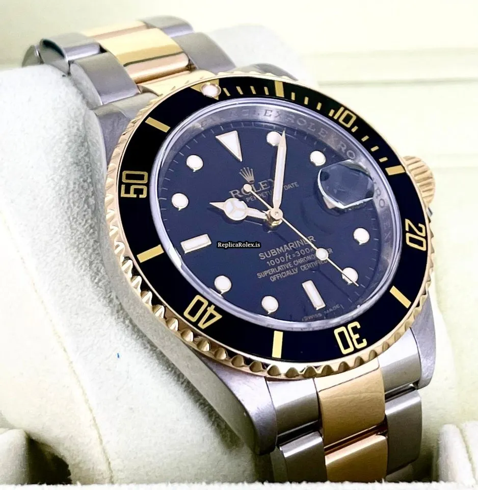 Wonderful Fake Rolex Submariner Date 16613 Caliber 3135 Automatic Movement 40mm Steel Case Mens/unisex Watch - Image 3
