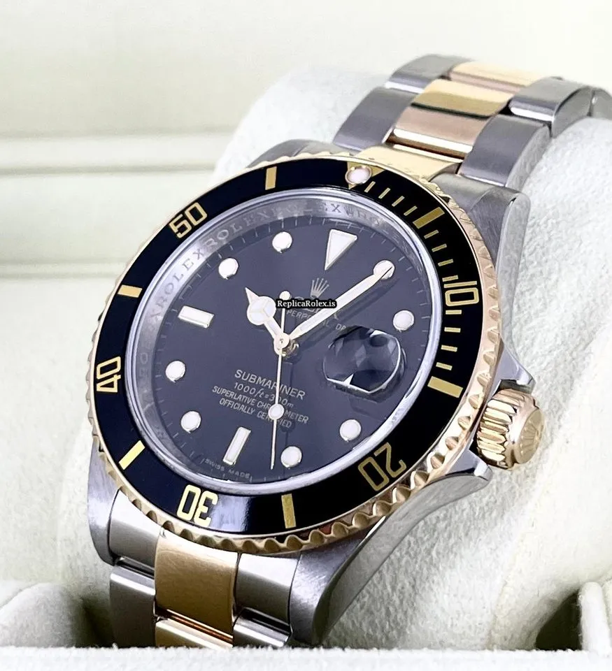 Wonderful Fake Rolex Submariner Date 16613 Caliber 3135 Automatic Movement 40mm Steel Case Mens/unisex Watch - Image 4