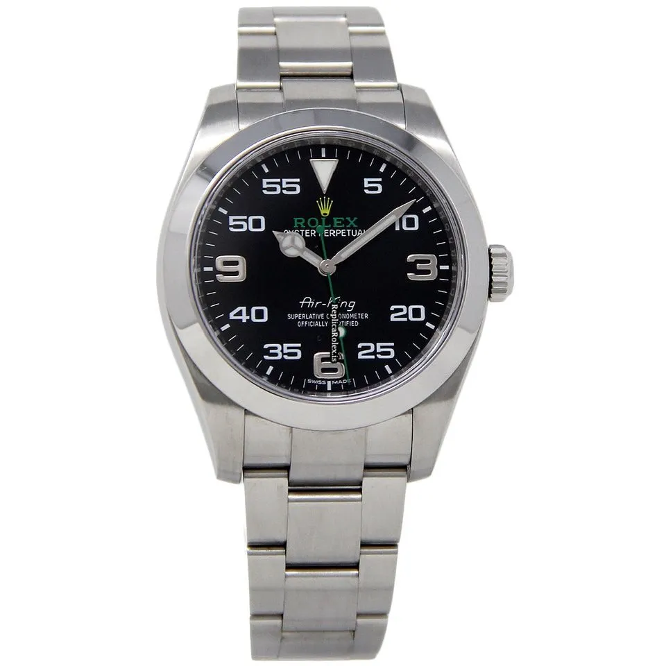 High-end Fake Rolex Air King 116900 Caliber 3131 Automatic Movement 40mm Steel Case Mens/unisex Watch - Image 2