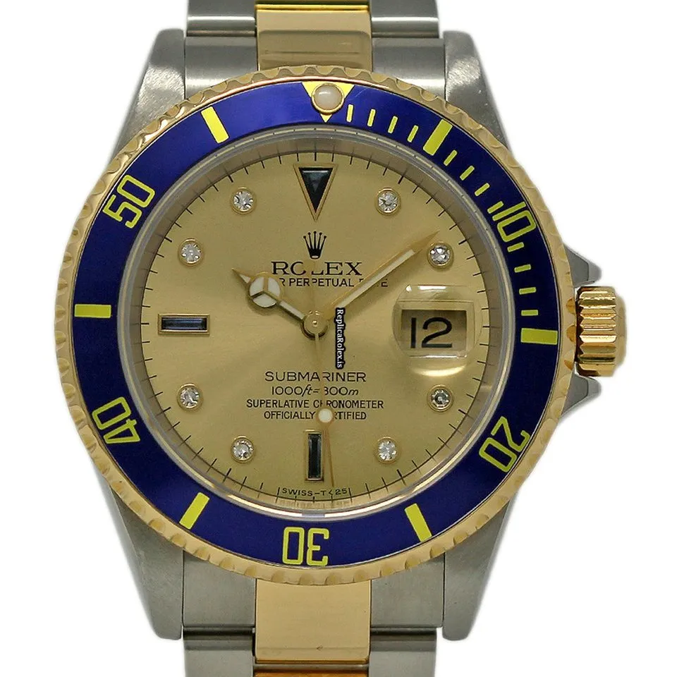 Fine Clone Rolex Submariner Date 16613 Automatic Movement 40mm Steel Case Mens/unisex Watch