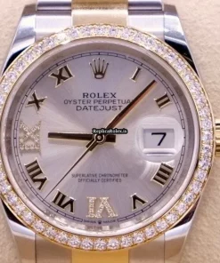 1:1 Replica Rolex Datejust 126283rbr Automatic Movement 36mm Gold/steel Case Mens/unisex Watch