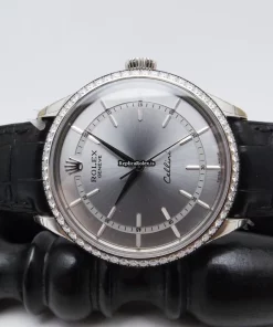 Nice Replica Rolex Cellini Time 50709rbr Automatic Movement 39mm White Gold Case Mens/unisex Watch