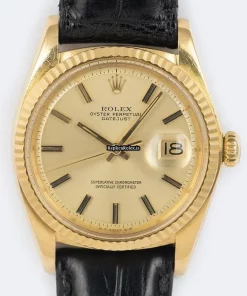 Distinctive Replica Rolex Datejust 1601 Caliber 1570 Automatic Movement 36mm Yellow Gold Case Mens/unisex Watch