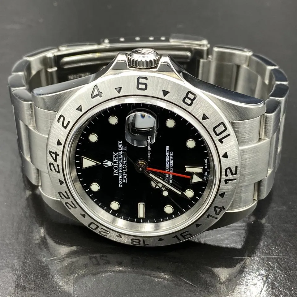 Attractive Knockoff Rolex Explorer II 16570 Caliber 3185 Automatic Movement 40mm Steel Case Mens/unisex Watch - Image 2