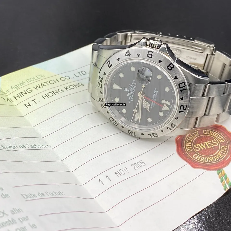 Attractive Knockoff Rolex Explorer II 16570 Caliber 3185 Automatic Movement 40mm Steel Case Mens/unisex Watch - Image 9