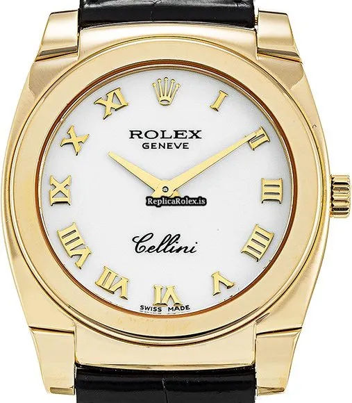 Superb Fakes Rolex Cellini 5310 Automatic Movement 26mm Yellow Gold Case Mens/unisex Watch