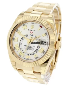 Affordable Replicas Rolex Sky-dweller 326938 Automatic Movement 42mm Yellow Gold Case Mens/unisex Watch