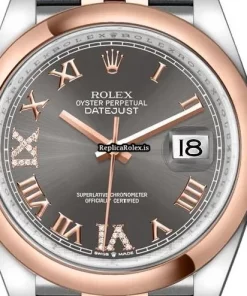 Affordable Replica Rolex Datejust 126201 Automatic Movement 36mm Gold/steel Case Mens/unisex Watch