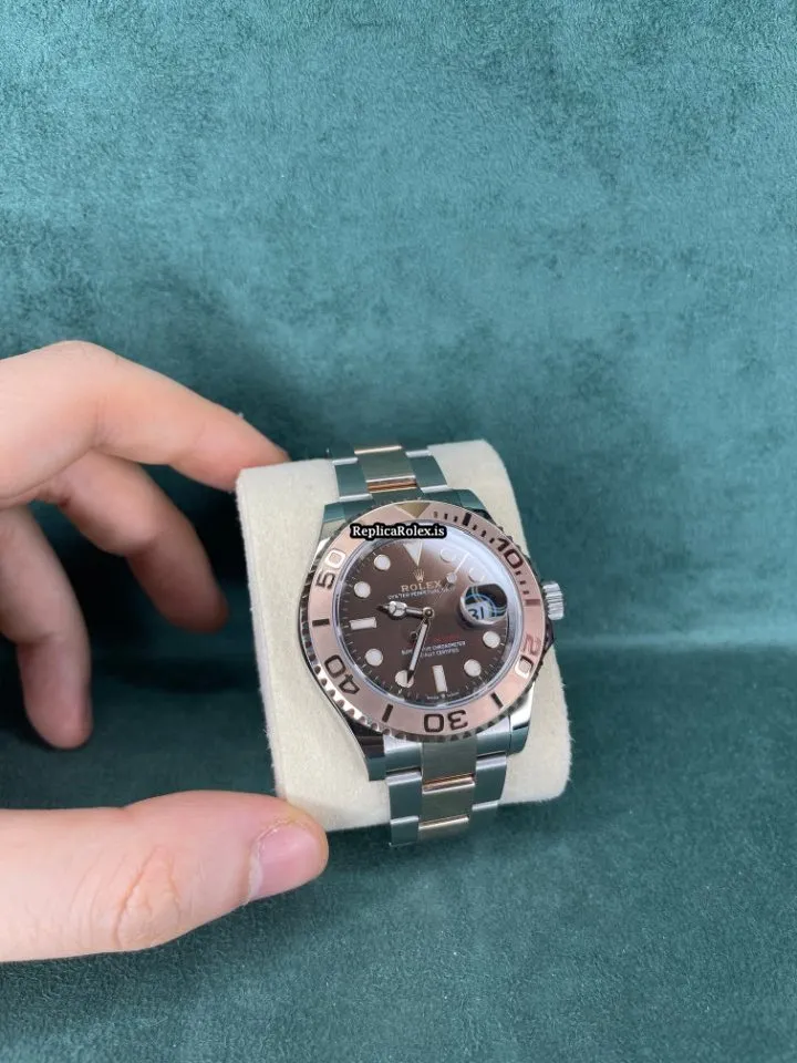 Amazing Fake Rolex Yacht-master 126621 Caliber 3235 Automatic Movement 40mm Gold/steel Case Mens/unisex Watch - Image 4