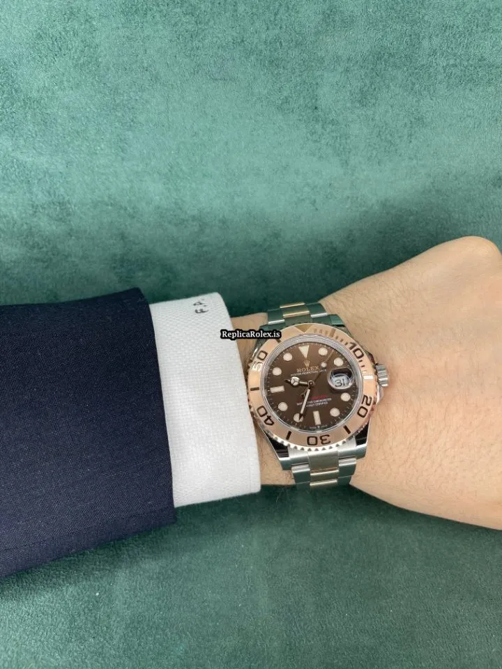 Amazing Fake Rolex Yacht-master 126621 Caliber 3235 Automatic Movement 40mm Gold/steel Case Mens/unisex Watch - Image 6
