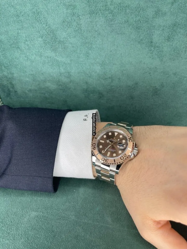 Amazing Fake Rolex Yacht-master 126621 Caliber 3235 Automatic Movement 40mm Gold/steel Case Mens/unisex Watch - Image 8