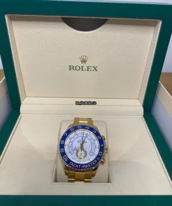 Awesome Fake Rolex Yacht-master II 116688 Caliber 4161 Automatic Movement 44mm Yellow Gold Case Mens/unisex Watch