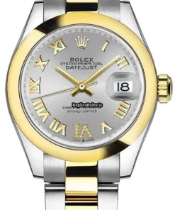 Ideal Replica Rolex Datejust 278243 Caliber 2236 Automatic Movement 31mm Gold/steel Case Womens Watch