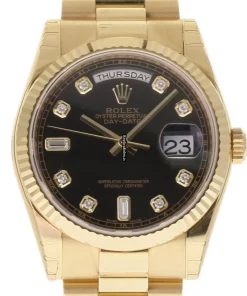 Lovely Fake Rolex Day-date 36 118238 Caliber 3155 Automatic Movement 36mm Yellow Gold Case Mens/unisex Watch