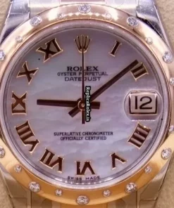 Great Replica Rolex Lady-datejust 178341 Automatic Movement 31mm Gold/steel Case Womens Watch