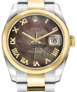 Fabulous Copies Rolex Lady-datejust 179163 Caliber 2235 Automatic Movement 26mm Gold/steel Case Womens Watch