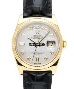 Affordable Replica Rolex Day-date 36 118138a Automatic Movement 36mm Yellow Gold Case Watch