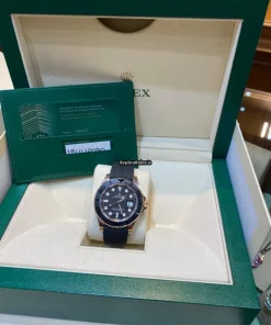 Wonderful Fake Rolex Yacht-master 40 126655 Caliber 3235 Automatic Movement 40mm Rose Gold Case Mens/unisex Watch