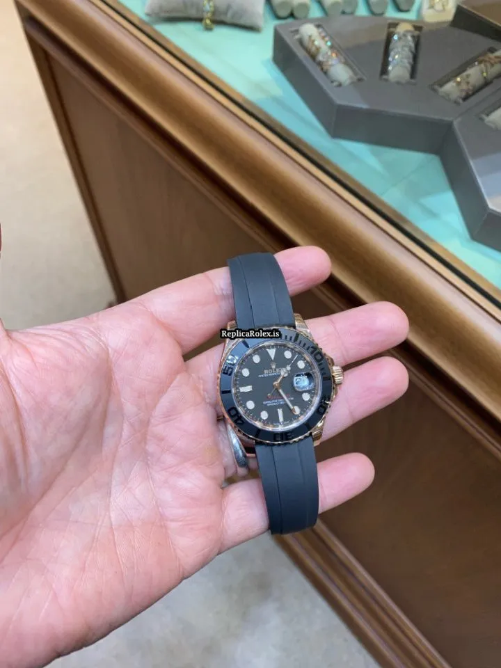 Wonderful Fake Rolex Yacht-master 40 126655 Caliber 3235 Automatic Movement 40mm Rose Gold Case Mens/unisex Watch - Image 2