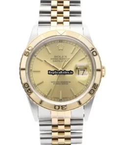 Stylish Fake Rolex Datejust Turn-o-graph 16263 Caliber 3135 Automatic Movement 36mm Steel Case Watch