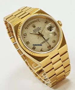 Trustworthy Fake Rolex Day-date Oysterquartz 19018 Caliber 5055 Quartz Movement 36mm Yellow Gold Case Mens/unisex Watch