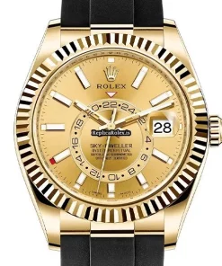 Good Copies Rolex Sky-dweller 326238-0007 Automatic Movement 42mm Yellow Gold Case Mens/unisex Watch