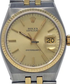 Lovely Replica Rolex Datejust Oysterquartz 17013 Quartz Movement 36mm Steel Case Mens/unisex Watch