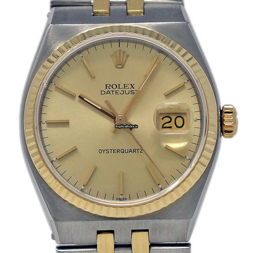 Lovely Replica Rolex Datejust Oysterquartz 17013 Quartz Movement 36mm Steel Case Mens/unisex Watch
