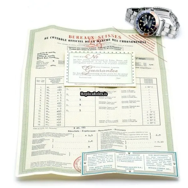 Great Replica Rolex Gmt-master 1675 Caliber 1560 Automatic Movement 40mm Steel Case Watch - Image 4