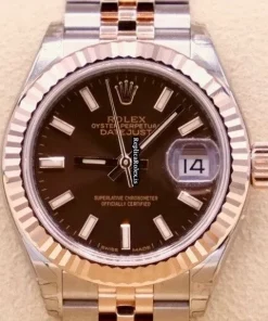 Wholesale Copy Rolex Lady-datejust 279171 Automatic Movement 28mm Gold/steel Case Womens Watch