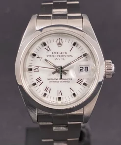 Ideal Copies Rolex Oyster Perpetual Lady Date 69160 Caliber 2135 Automatic Movement 26x32.7mm Steel Case Womens Watch