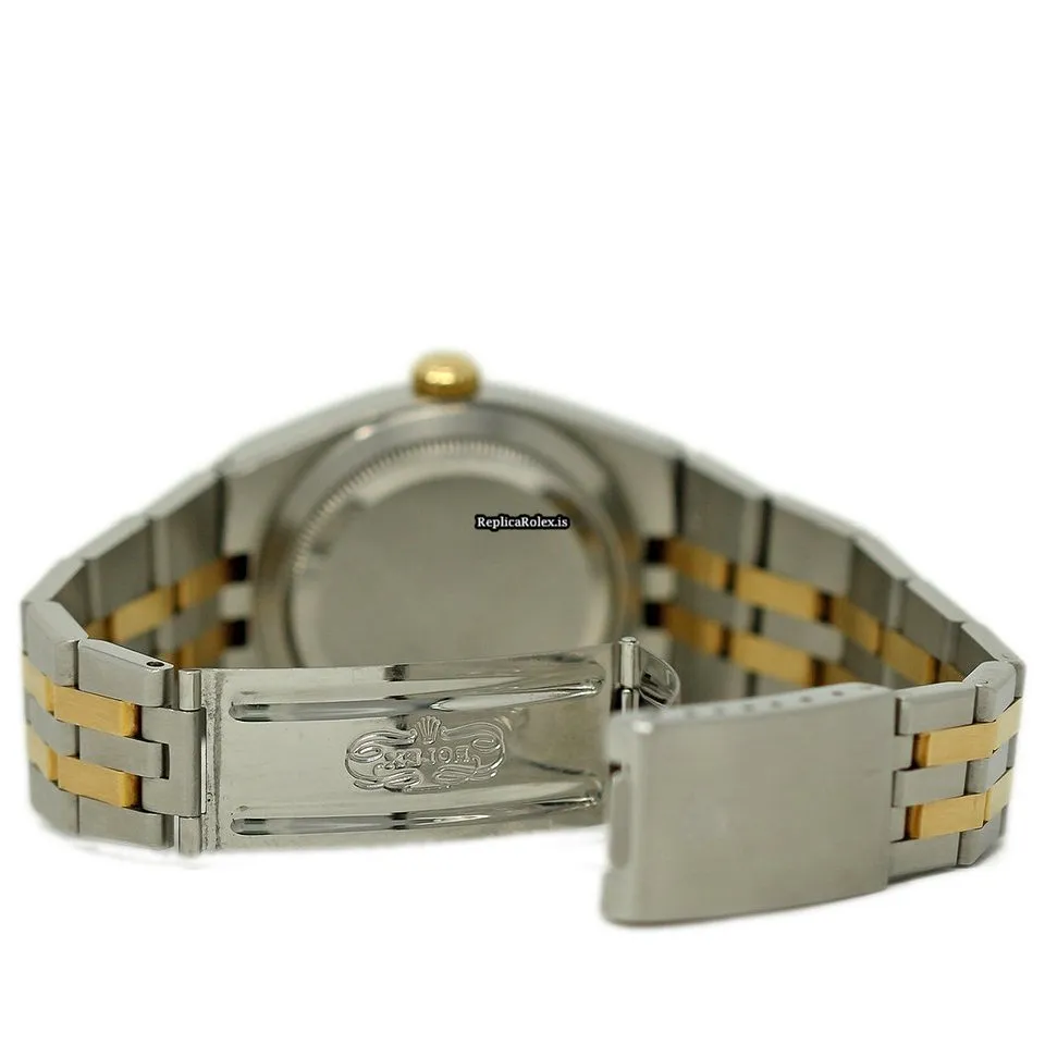 Amazing Fake Rolex Datejust Oysterquartz 17013 Quartz Movement 36mm Steel Case Mens/unisex Watch - Image 4