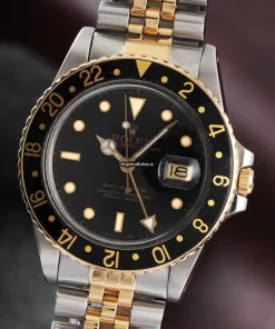 Stylish Fake Rolex Gmt-master 16753 Caliber 3075 Automatic Movement 40mm Gold/steel Case Mens/unisex Watch