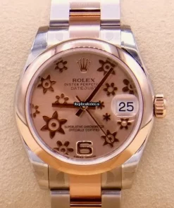 Pleasing Replica Rolex Lady-datejust 178241 Automatic Movement 31mm Gold/steel Case Womens Watch
