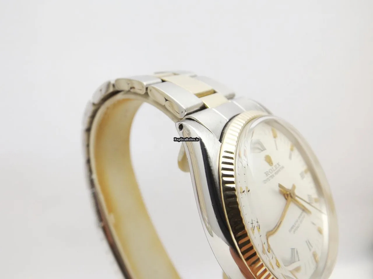 Lovely Replica Rolex Oyster Perpetual 34 1005 Caliber 1570 Automatic Movement 34mm Gold/steel Case Mens/unisex Watch - Image 5