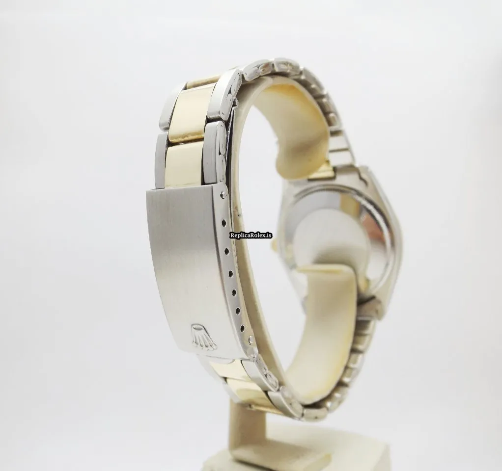 Lovely Replica Rolex Oyster Perpetual 34 1005 Caliber 1570 Automatic Movement 34mm Gold/steel Case Mens/unisex Watch - Image 8