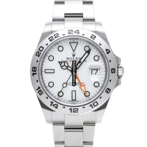Well Made Fakes Rolex Explorer II 216570 Caliber 3187 Automatic Movement 42mm Steel Case Watch