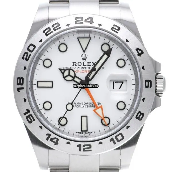Well Made Fakes Rolex Explorer II 216570 Caliber 3187 Automatic Movement 42mm Steel Case Watch - Image 6