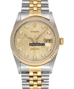 Swiss Replica Rolex Datejust 16233g Caliber 3135 Automatic Movement 36mm Steel Case Watch