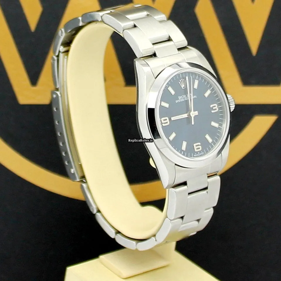 Neat Fake Rolex Oyster Perpetual 31 77080 Caliber 2130 Automatic Movement 31mm Steel Case Mens/unisex Watch - Image 7