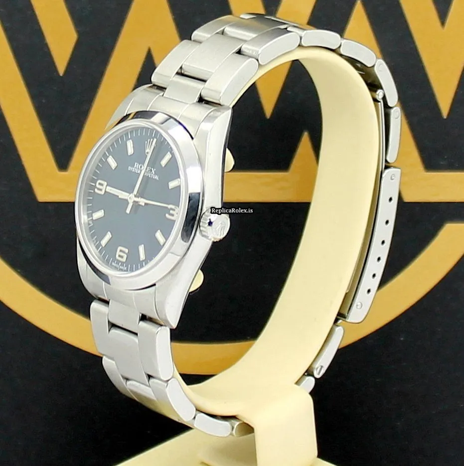 Neat Fake Rolex Oyster Perpetual 31 77080 Caliber 2130 Automatic Movement 31mm Steel Case Mens/unisex Watch - Image 8