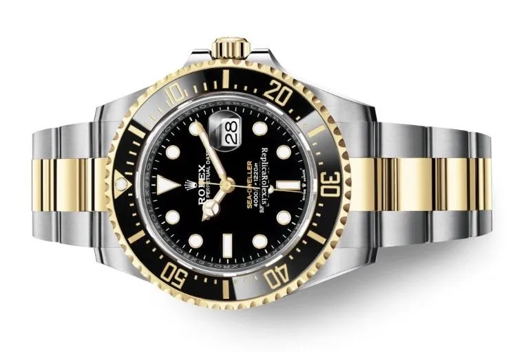 Superb Knockoff Rolex Sea-dweller 126603 Caliber 3235 Automatic Movement 43mm Gold/steel Case Mens/unisex Watch